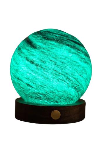 Dekorácia Gingko Design AstraGlass Light S zelená farba