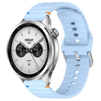 WAVY Silikónový remienok pre Xiaomi Watch S4 svetlomodrý