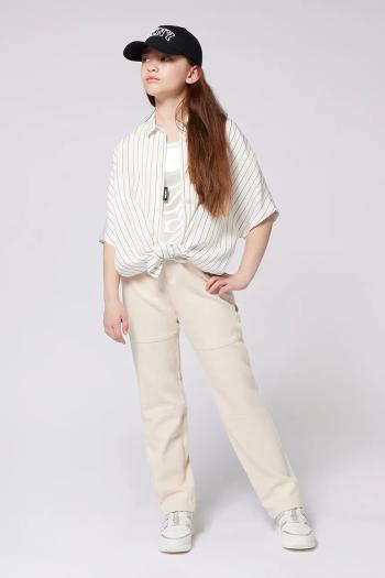 Detská košeľa Dkny biela farba, D62257