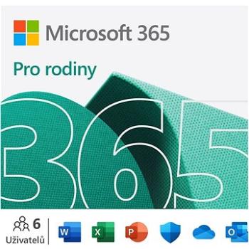 Microsoft 365 pre rodiny (elektronická licencia) (6GQ-00092) + ZDARMA Inštalácia na diaľku Alza služby - online instalace