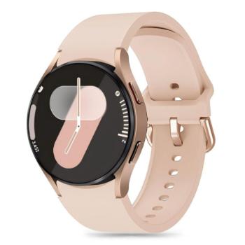 Tech-Protect Silicone remienok na Samsung Galaxy Watch 4 / 5 / 5 Pro / 6 / 7 / FE, caffee latte