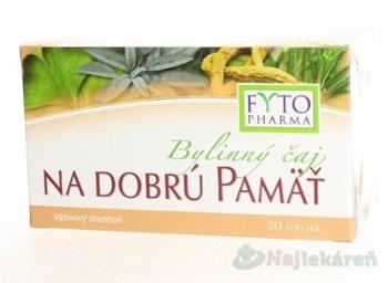 FYTO Bylinný čaj NA DOBRÚ PAMÄŤ, 20x1,25g