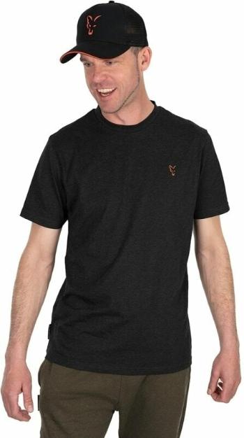 Fox Fishing Horgászpóló Collection T-Shirt Black/Orange S