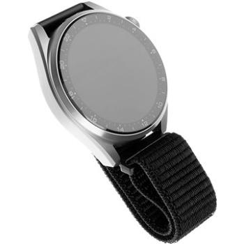 FIXED Nylon Strap Universal so šírkou 22 mm čierny (FIXNST-22MM-BK)