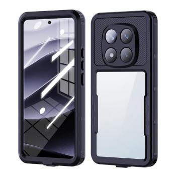 SOLID IP68 Obojstranný kryt pre Xiaomi Redmi Note 14 Pro 5G čierny