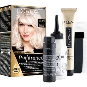 ĽORÉAL PARIS Préférence 10.21 Stockholm Svetlá perlová blond 174 ml (3600523913398)