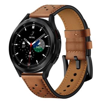 Tech-Protect Leather remienok na Samsung Galaxy Watch 4 / 5 / 5 Pro / 6, brown