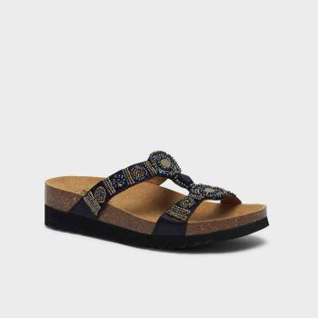 Scholl Pantofle New Bogotà Wedge čierna, veľ. 38, 38 EU