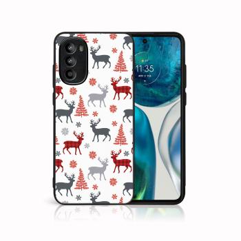 MY ART Kryt s vianočným dizajnom Motorola Moto G52 DEER (068)