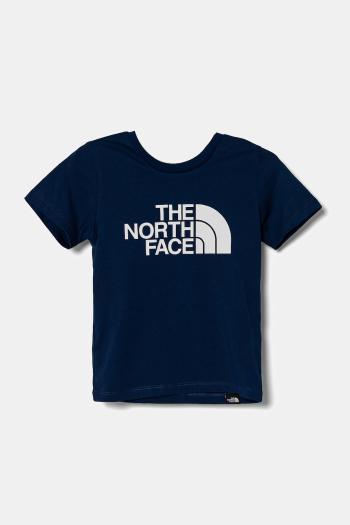 Detské tričko The North Face S/S EASY TEE tmavomodrá farba, s potlačou, NF0A8DRND1R1