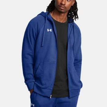 Under Armour UA Rival Fleece FZ Hoodie-BLU - S