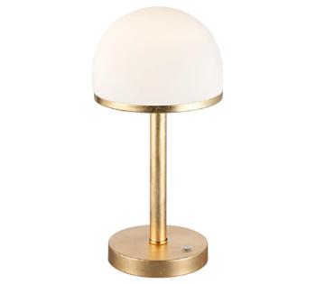 LED stolová lampa Trio Berlin zlatá 527590179