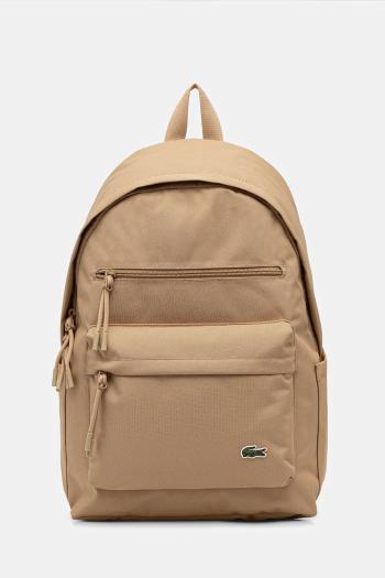 Ruksak Lacoste zelená farba, veľký, jednofarebný, NU5180NE