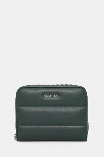 Peňaženka Calvin Klein dámska, zelená farba, K60K612201