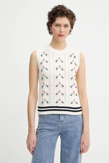 Vesta s prímesou vlny PS Paul Smith béžová farba, W2R-592N-T31335