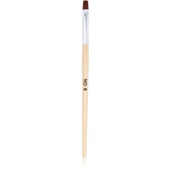 NEONAIL Wooden Brush štetec na nanášanie gélových produktov typ No. 8 1 ks