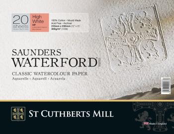 St Cuthberts Mill Saunders Waterford HP+ Skicár 31 x 23 cm 300 g High White