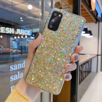 GLITTER ochranný obal Samsung Galaxy A23 / A23 5G zlatý