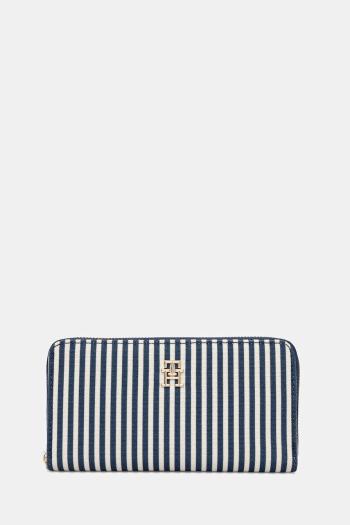 Peňaženka Tommy Hilfiger dámska, tmavomodrá farba, AW0AW17269