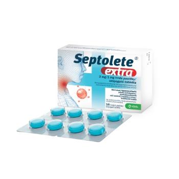 Septolete extra 3mg/1mg tvrdé pastilky pas.ord.16 x 3mg/1mg