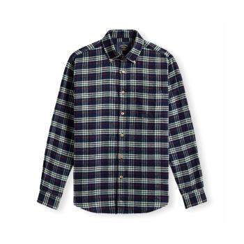 Portuguese Flannel  Lamo Shirt - Blue  Košele s dlhým rukávom Modrá