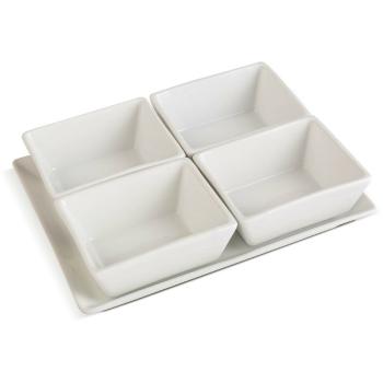 Lamart LT9220 5-dielna servírovacia súprava misiek Dine, 20 x 15,5 cm