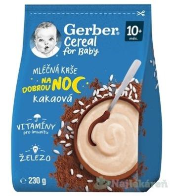 Gerber Cereal Mliečna KAŠA Dobrú noc Kakaová (od ukonč. 10. mesiaca) 230 g