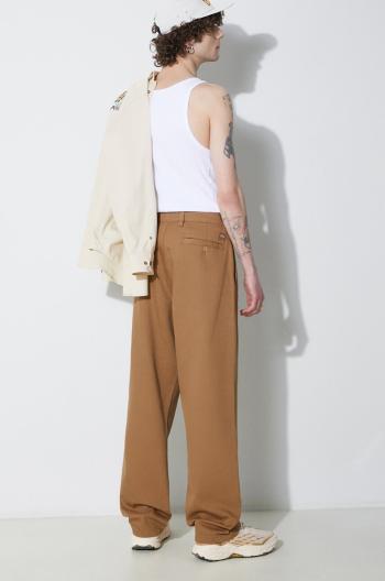 Nohavice Alpha Industries Chino pánske, béžová farba, strih chinos, 146202
