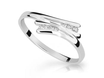 Cutie Jewellery Slušivý zlatý prsteň so zirkónmi Z6711-1950-10-X-2 52 mm