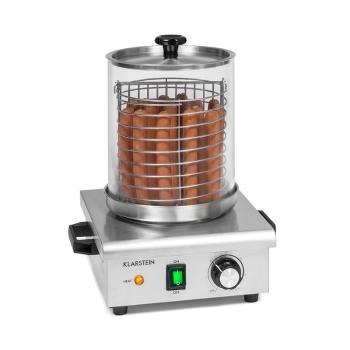 Klarstein Wurstfabrik 450, hotdogovač, 450 W, 5 l, 30-100 °C, sklo, nehrdzavejúca oceľ