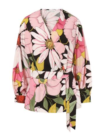 TATUUM Blúz 'SIRENA 1'  sárga / zöld / rózsaszín / fekete