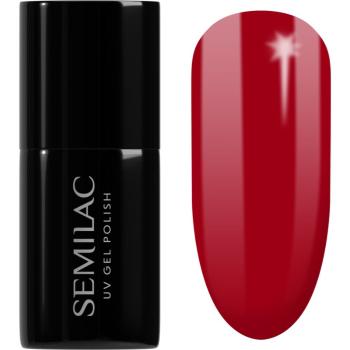 Semilac UV Hybrid Hottie gélový lak na nechty odtieň 027 Intense Red 7 ml