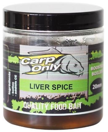 Carp only dipované boilies liver spice 250 ml - 20 mm