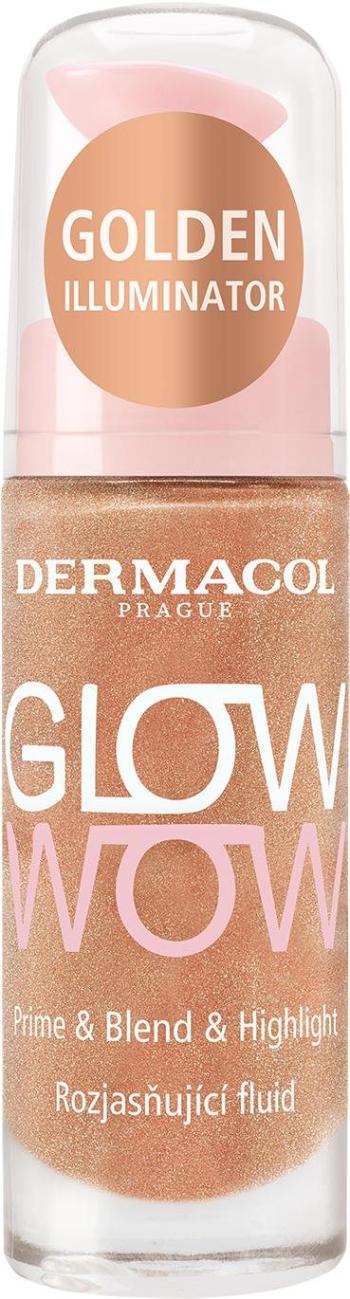 Arcápoló fluid DERMACOL Glow Wow Highlighter fluid 20 ml