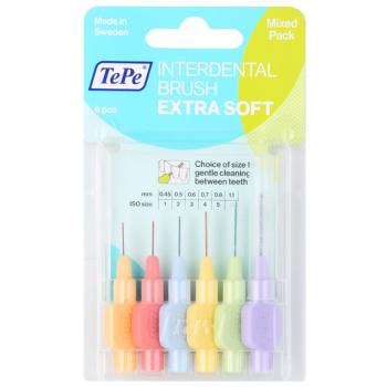 TePe Extra Soft medzizubné kefky mix 6 ks
