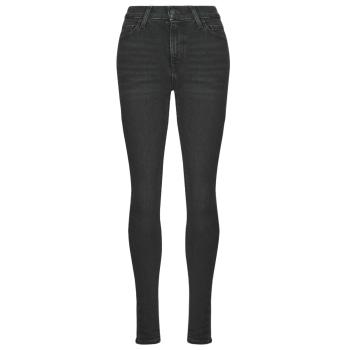 Levis  720 HIRISE SUPER SKINNY  Džínsy Skinny Čierna