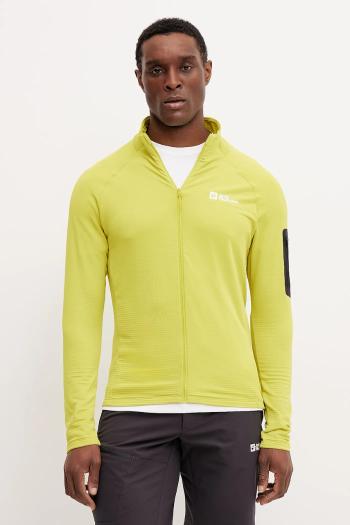 Športová mikina Jack Wolfskin Prelight zelená farba, jednofarebná, A63789