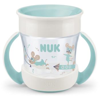 NUK Magic Cup Mini hrnček s držadlami 6m+ Green 160 ml