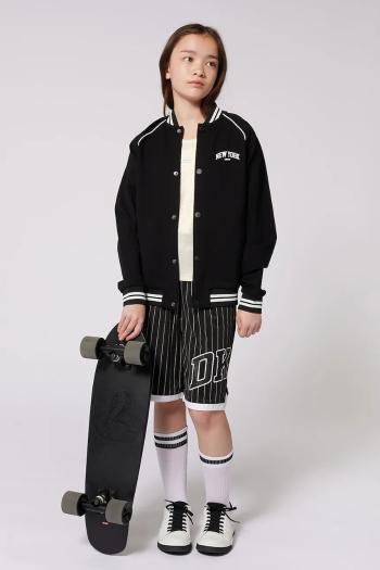 Detská bunda bomber Dkny čierna farba, D62232