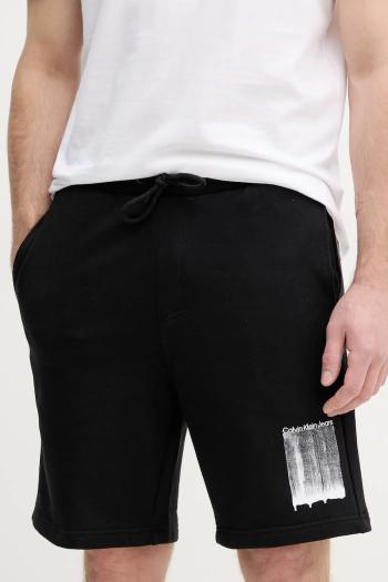 Šortky Calvin Klein Jeans pánske, čierna farba, J30J327528