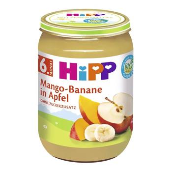HIPP Jablká s mangom a banánmi BIO 190 g