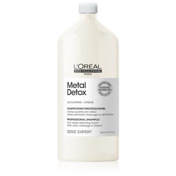 L’Oréal Professionnel Serie Expert Metal Detox hĺbkovo čistiaci šampón pre farbené a poškodené vlasy 1500 ml