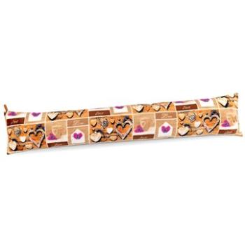 Bellatex s.r.o. Lin tesniaci valec 15 × 85 cm srdce (9152)