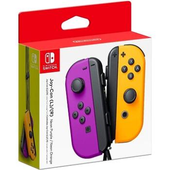 Nintendo Switch Joy-Con ovládače Neon Purple/Neon Orange (045496431310)