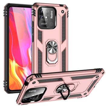 RING Obal s držiakom pre Xiaomi Redmi 12C ružový
