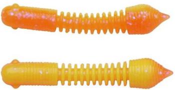 Berkley gumová nástraha powerbait power pillar fluo orange sunshine yellow - 5,5 cm 10 ks