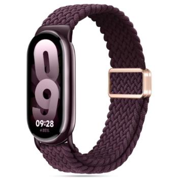 Tech-Protect Nylonmag remienok na Xiaomi Smart Band 8 / 9 / NFC, dark cherry