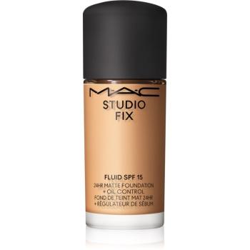 MAC Cosmetics Mini Studio Fix Fluid SPF 15 24HR Matte Foundation + Oil Control zmatňujúci make-up SPF 15 odtieň NC30 15 ml