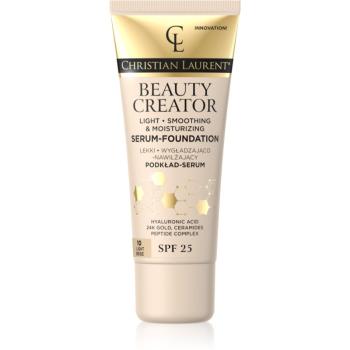 Christian Laurent Beauty Creator ľahký hydratačný make-up SPF 25 odtieň 10 Light Beige 30 ml