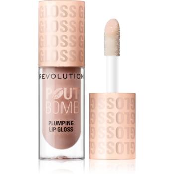 Makeup Revolution Pout Bomb lesk na pery so zväčšujúcim efektom odtieň Milky Sheer Holo 4.6 ml